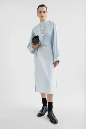 Abito camicia in cotone