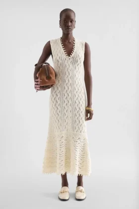 Abito in maglia di cotone