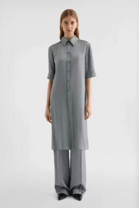 Camicia fluida in viscosa