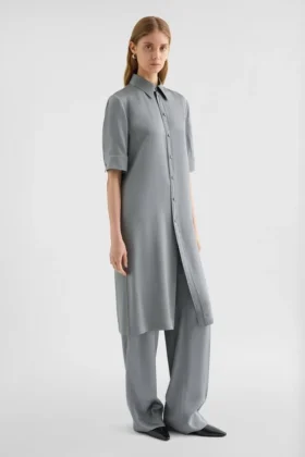Camicia fluida in viscosa