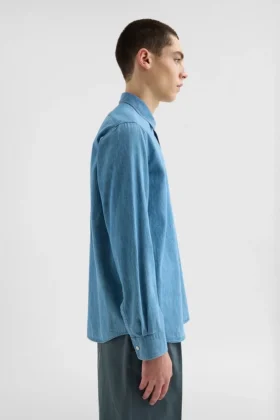Camicia in chambray di cotone