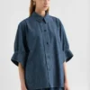 Camicia in chambray di cotone