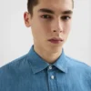 Camicia in chambray di cotone