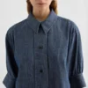Camicia in chambray di cotone