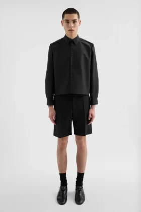 Camicia in faille tecnica