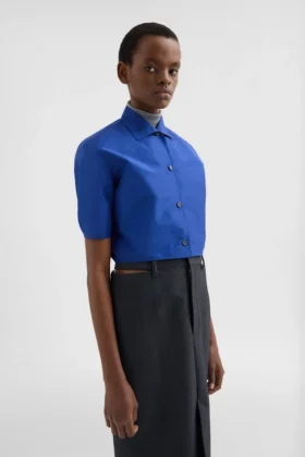 Camicia in faille tecnica
