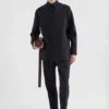 Camicia in gabardine di lana leggera