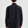 Camicia in gabardine di lana leggera