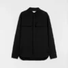 Camicia in gabardine di lana leggera