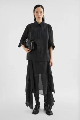 Camicia in mussola di cotone