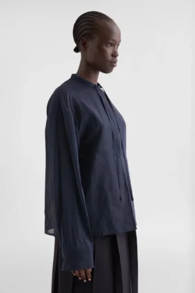 Camicia in organza di cotone