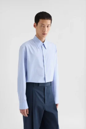 Camicia in popeline di cotone