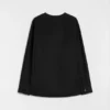 Camicia in popeline di cotone con scollo a V