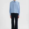 Camicia leggera in cotone fil-à-fil