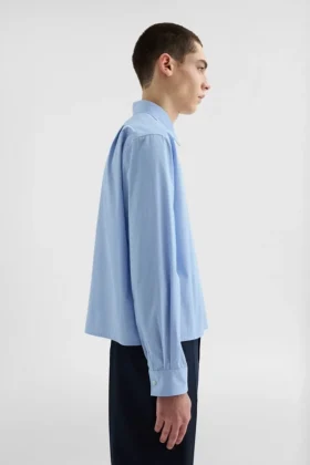 Camicia leggera in cotone fil-à-fil