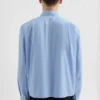 Camicia leggera in cotone fil-à-fil