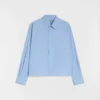 Camicia leggera in cotone fil-à-fil