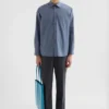 Camicia leggera in popeline di cotone