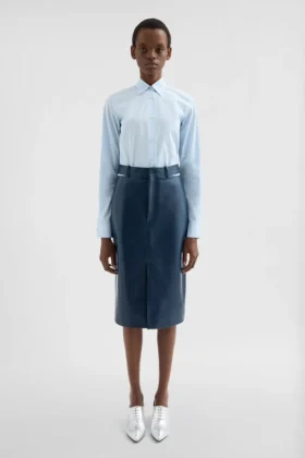 Camicia leggera in popeline di cotone