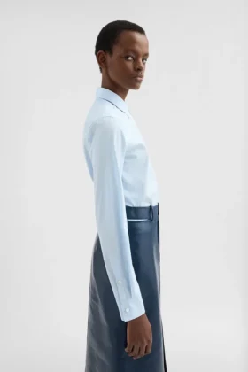 Camicia leggera in popeline di cotone