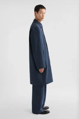 Cappotto in popeline misto cotone