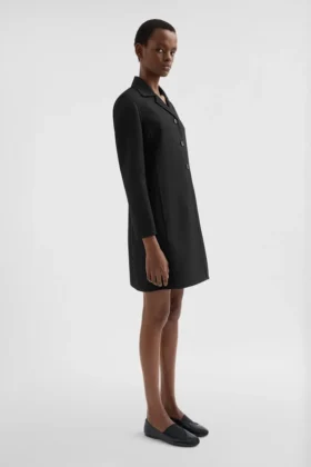 Cappotto in twill di lana