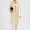 Cappotto trapuntato in taffetà