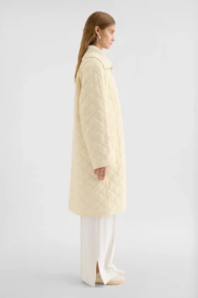 Cappotto trapuntato in taffetà