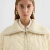 Cappotto trapuntato in taffetà