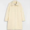 Cappotto trapuntato in taffetà
