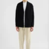 Cardigan in lana con scollo a V