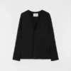 Cardigan in lana con scollo a V