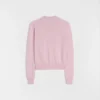 Cardigan leggero in lana con collo a giro