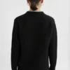 Cardigan leggero in lana con scollo a V