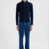 Cardigan tecnico con zip