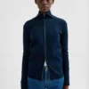 Cardigan tecnico con zip
