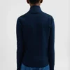Cardigan tecnico con zip