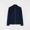 Cardigan tecnico con zip