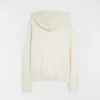 Felpa con zip in spugna di cotone