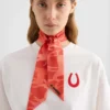 Foulard in seta stampata