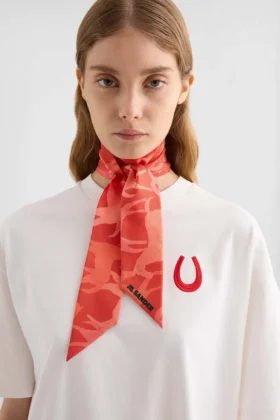 Foulard in seta stampata