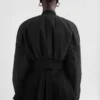 Giacca bomber corta in taffetà