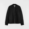 Giacca bomber imbottita in lana Melton