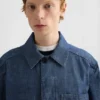 Giacca in chambray di cotone