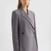 Giacca sartoriale in gabardine di lana