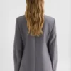 Giacca sartoriale in gabardine di lana