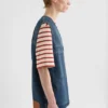 Gilet imbottito in denim