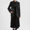 Gonna a pieghe in twill tecnico