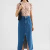 Gonna in denim