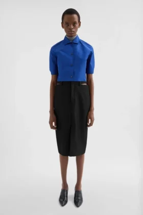 Camicia in faille tecnica